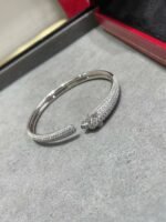 [Eternal Jewelry]PANTHERE FULL DIAMOND OPEN BRACELET - 图片 4