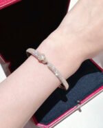 [Eternal Jewelry]PANTHERE FULL DIAMOND OPEN BRACELET - 图片 9