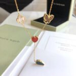[Eternal Jewelry]LUCKY SPRING 4 MOTIFS ROSE GOLD NECKLACE - 图片 3