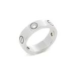 [Eternal Jewelry]LOVE RING 5.5MM 3 DIAMONDS SILVER - 图片 2