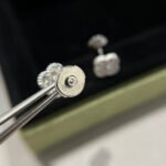 [Eternal Jewelry]CLOVER MINI DIAMOND STUD EARRINGS - 图片 2
