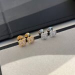 [Eternal Jewelry]CLOVER MINI DIAMOND STUD EARRINGS - 图片 3