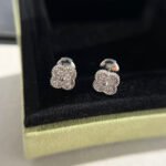 [Eternal Jewelry]CLOVER MINI DIAMOND STUD EARRINGS - 图片 4