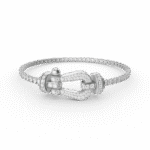 [Eternal Jewelry]FORCE  LARGE HORSESHOE FULL DIAMOND TENNIS BRACELET